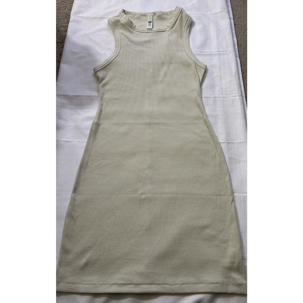 Skims NWOT Cotton Rib Tank Dress Ivory Size Medium